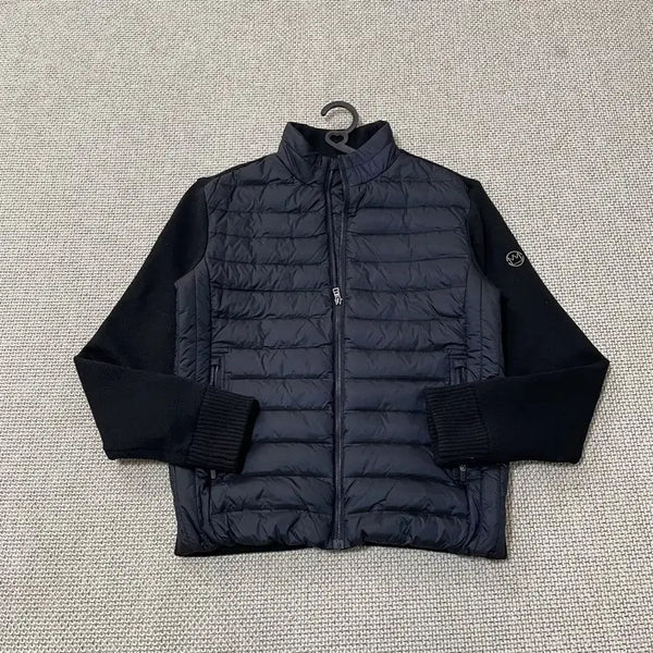 [BUNJANG] Jean-Michel Basquiat Goose Down Padded Knit Zip-Up Jacket M / M 장미쉘바스키아 구스다운 패딩 니트 집업 B.6622