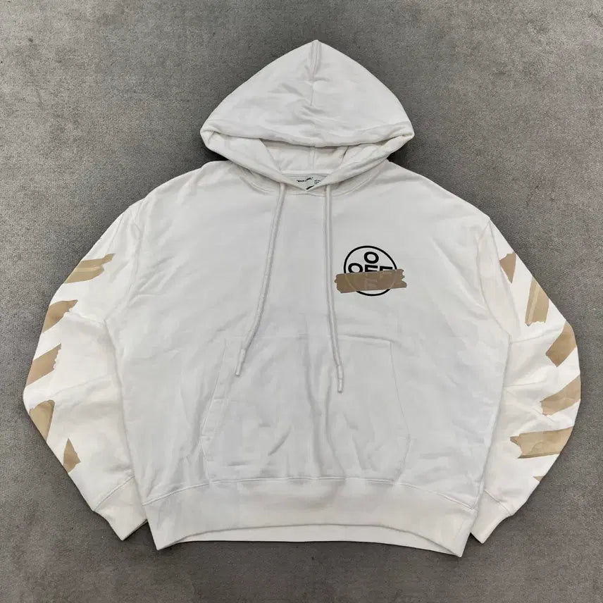 [BUNJANG] Off-White Arrow Tape Hoodie / L 오프화이트 테이프 에로우 후드티
