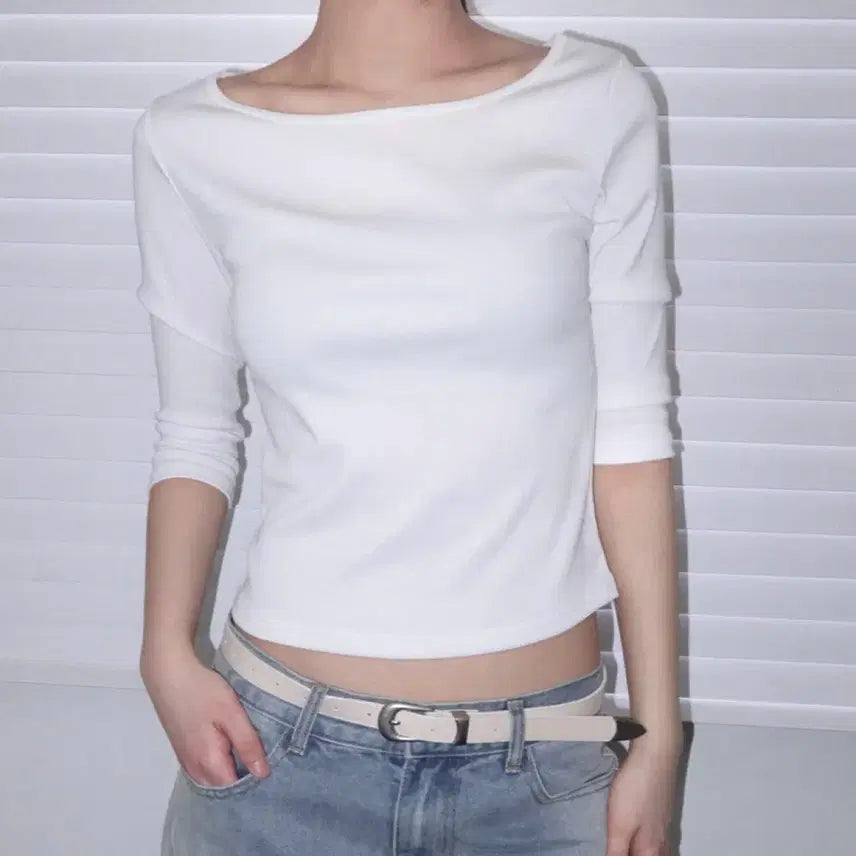 [BUNJANG] Nothing in Common Maro 7-Sleeve T-Shirt / 낫띵인커먼 nnn nothing in common 마로 7부 티셔츠