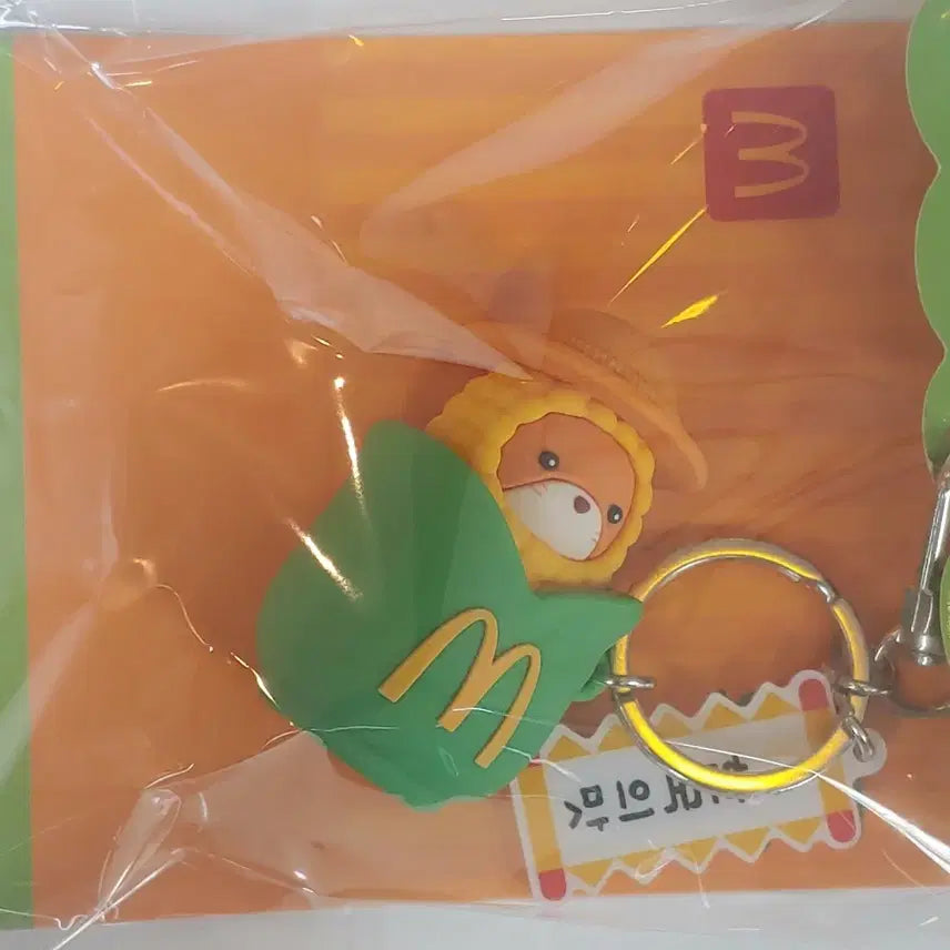 [BUNJANG] McDonald's Korea Taste Chungju Corn Clicker Keychain / 맥도날드 한국의 맛 충주씨 옥수수 클릭커 키링 맥날 클리커