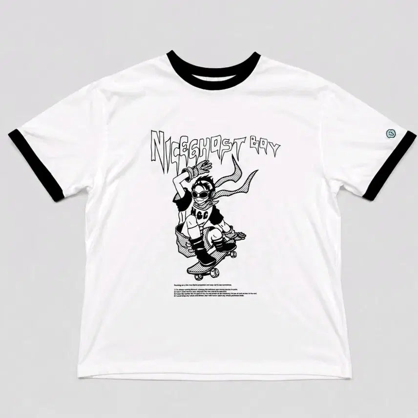 [BUNJANG] Nice Ghost Club Nice Ghost Boy Oversized T-Shirt L / 나이스고스트클럽 나이스고스트보이 스트릿 반팔 L