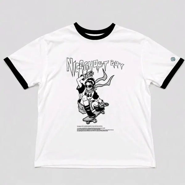[BUNJANG] Nice Ghost Club Nice Ghost Boy Oversized T-Shirt L / 나이스고스트클럽 나이스고스트보이 스트릿 반팔 L