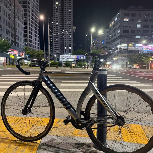[BUNJANG] Pixie Unknown Lv3 Glossy Silver Bicycle / 픽시 언노운 렙쓰리 유광실버