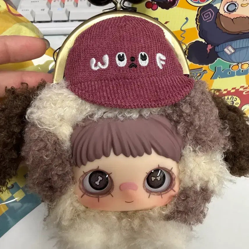 [BUNJANG] MeiMei Coin Purse Grey Rabbit & Ganadi / 메이메이 동전지갑 양도 그레이토끼, 가나디