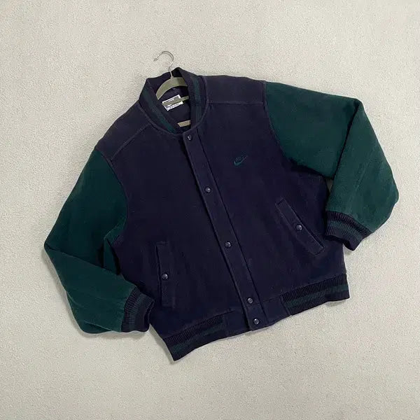 [BUNJANG] Nike 90s Samna Sports Varsity Bomber Jacket L / L 나이키 90s 삼나스포츠 바시티 봄버 자켓 B.2965