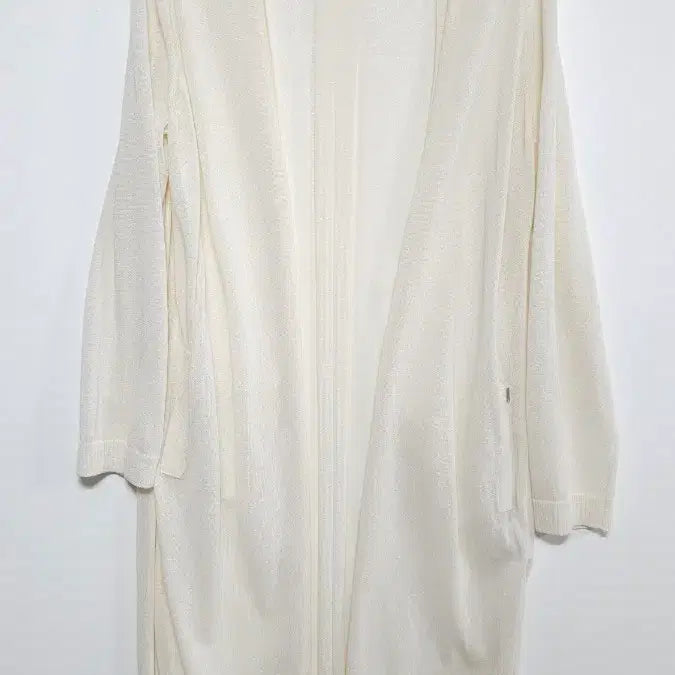 [BUNJANG] Hazzys Linen Blend Long Cardigan Ivory / 55~66 헤지스 여름 아이보리 롱가디건 린넨 혼방