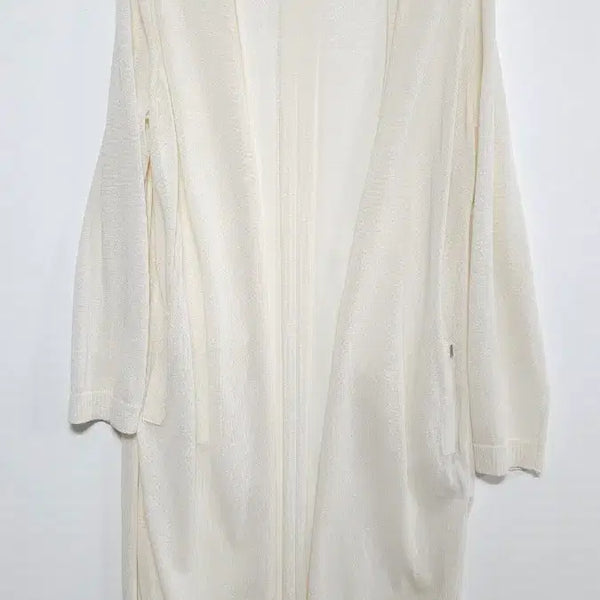 [BUNJANG] Hazzys Linen Blend Long Cardigan Ivory / 55~66 헤지스 여름 아이보리 롱가디건 린넨 혼방