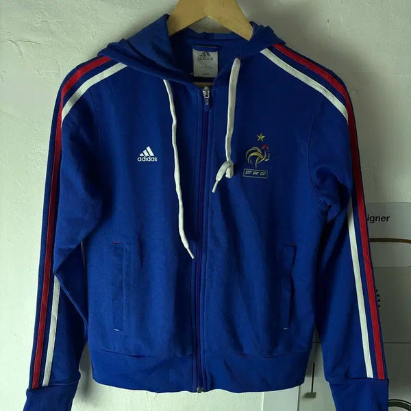 [BUNJANG] Adidas France Jersey Hoodie / 아디다스 프랑스 져지후디