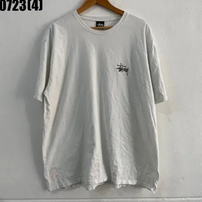 [BUNJANG] Stussy Short Sleeve T-Shirt White XL / 스투시 반팔티 화이트 XL 0723