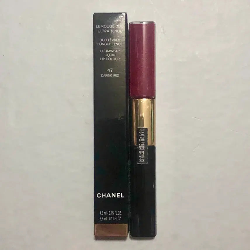 [BUNJANG] Chanel Rouge Duo Ultra Tenue Lipstick 47 Darling Red / 샤넬 립