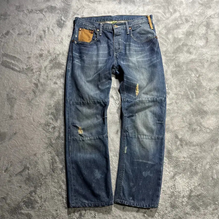 [BUNJANG] Levi's 523 Double Knee Washed Denim Pants Size 32/32 / 00s 리바이스 523 더블니 워싱 데님팬츠 32/32