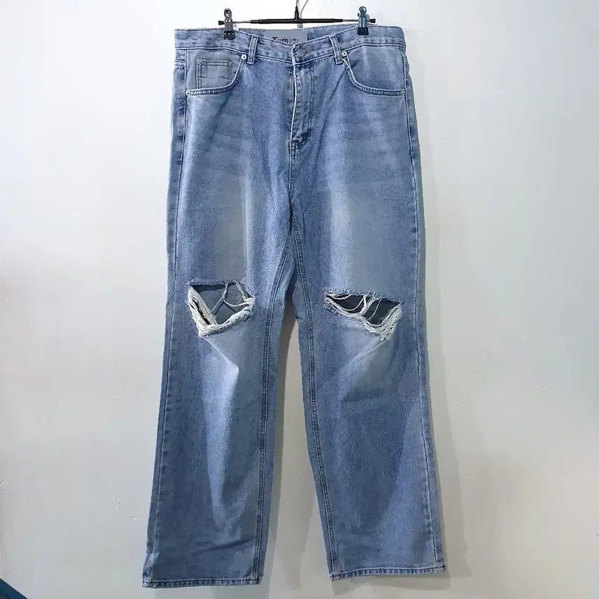 [BUNJANG] Damage Denim Pants / SS신상) 데미지 데님팬츠 2508번 1color S~L