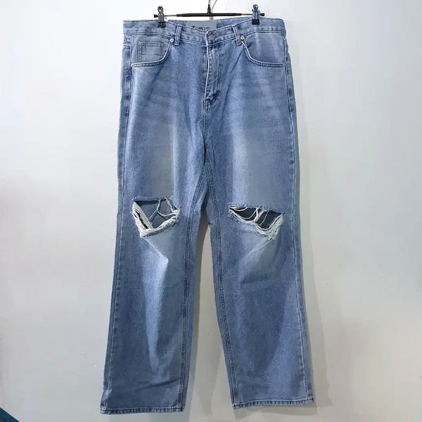 [BUNJANG] Damage Denim Pants / SS신상) 데미지 데님팬츠 2508번 1color S~L