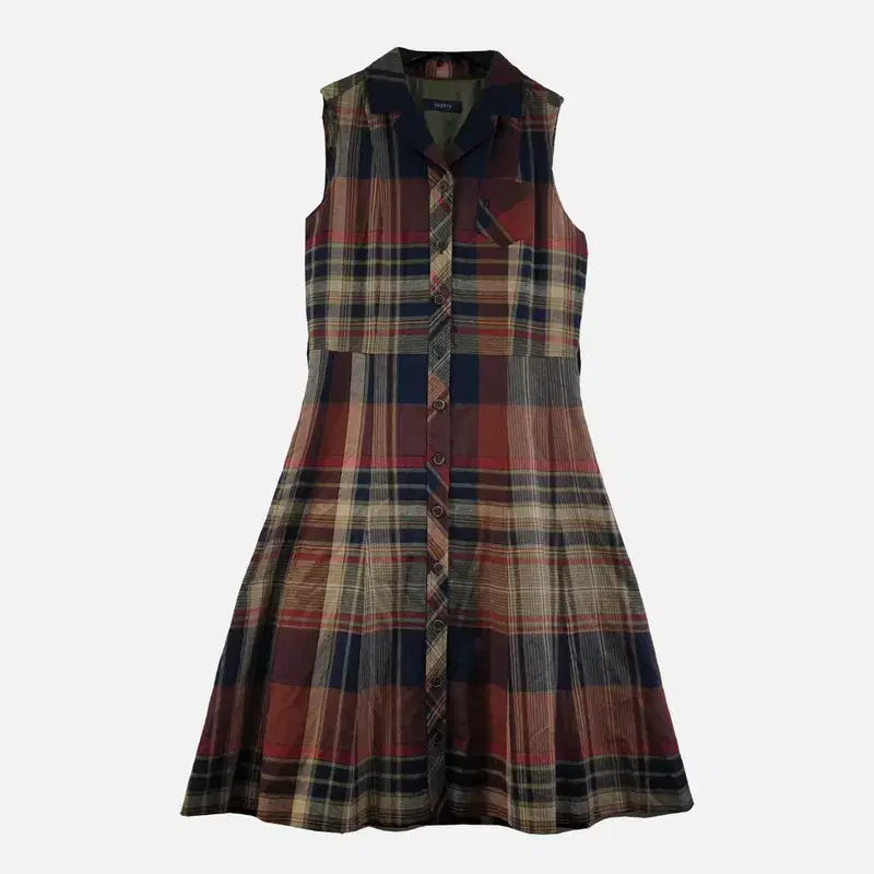 [BUNJANG] Hazzys Multicolor Women's Dress / 헤지스 다채색 여자 원피스 90-165 N8164