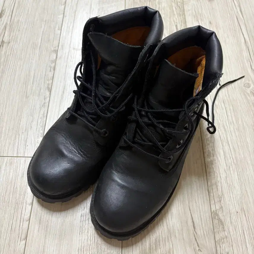 [BUNJANG] Timberland 6-Inch Black Walker Boots Size 240 / 팀버랜드 6인치 워커 부츠 블랙 240