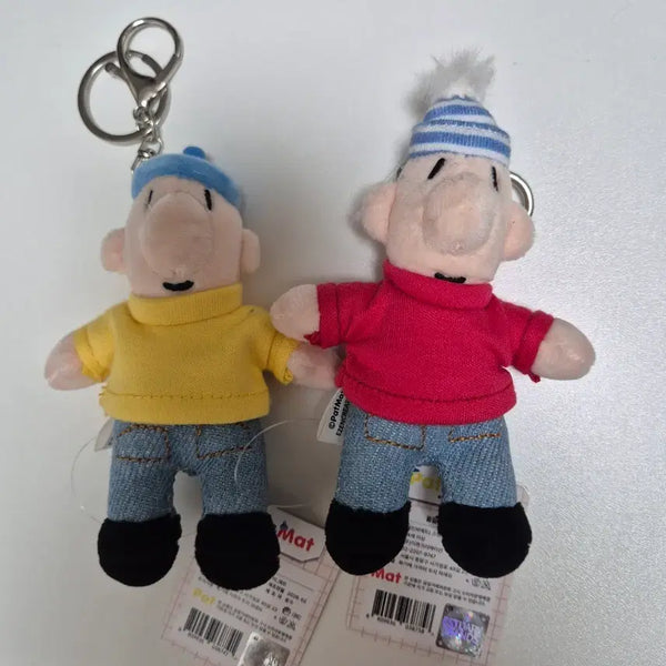 [BUNJANG] Pat & Mat Keychain Bundle Set / 일괄)패트와매트 키링 정품