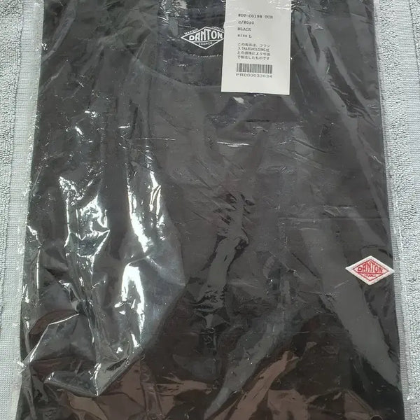 [BUNJANG] DANTON Short Sleeve T-Shirt Black L / 단톤 티셔츠 블랙 L