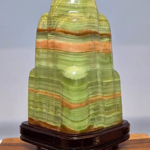 [BUNJANG] Jade Stone Art Piece Mineral Display Stone / 26072321 좋은 기운을 내뿜는 옥 가공석 대작 광물 수석 팝니다