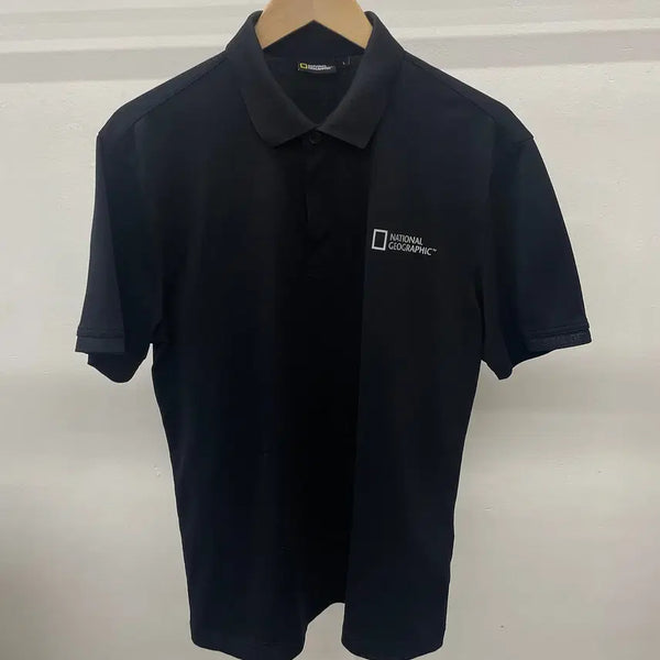 [BUNJANG] National Geographic Short Sleeve Polo T-Shirt (Size L) / 100)내셔널지오그래픽 반팔 카라 티셔츠