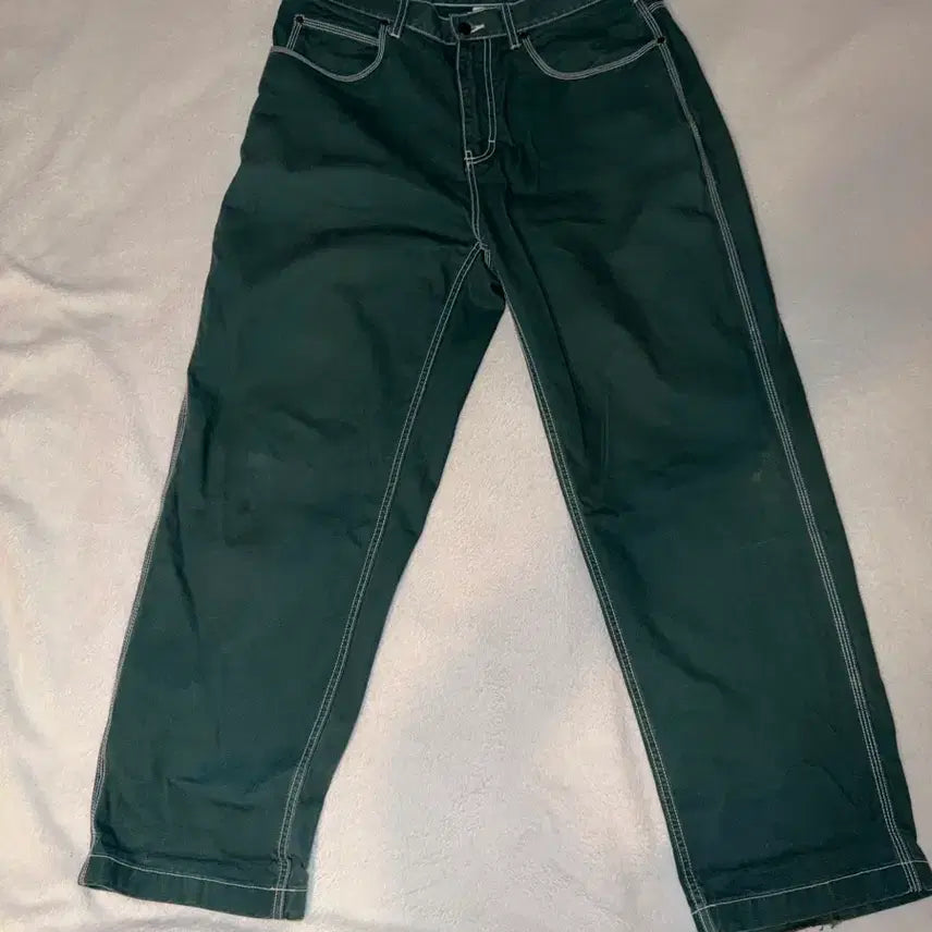 [BUNJANG] thisisneverthat Contrast Stitch Pant Green XL / [thisisneverthat] Contrast Stitch Pant