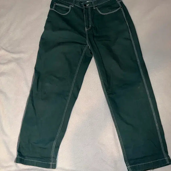 [BUNJANG] thisisneverthat Contrast Stitch Pant Green XL / [thisisneverthat] Contrast Stitch Pant
