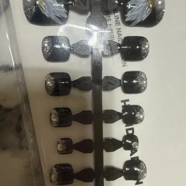 [BUNJANG] Feather and Pearl Design Pedicure Tips / 깃털 진주 디자인패디팁(s)