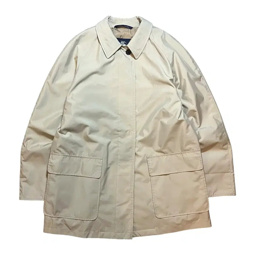 [BUNJANG] Burberry Minimal Beige Mac Coat / 버버리 미니멀 베이지 맥코드