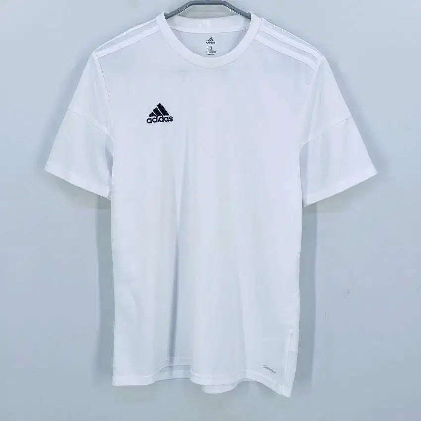 [BUNJANG] Adidas Men's Summer Slim Fit T-Shirt White (HU46108) / 아디다스 남성 여름 슬림핏 반팔티 화이트105 (HU46108)