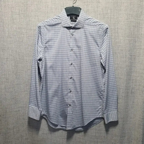 [BUNJANG] Calvin Klein Men's Slim Fit Check Shirt M / 캘빈클라인 남성 슬림핏 체크 셔츠 M