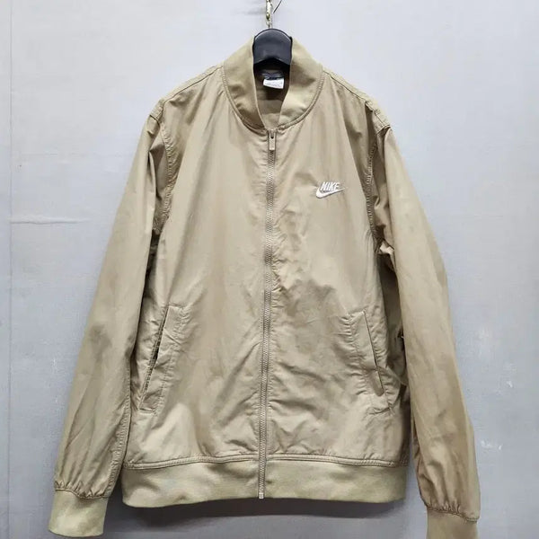 [BUNJANG] Nike Swoosh Logo Woven Bomber Jacket L / 나이키 스우시 로고 우븐 봄버자켓 L(L)