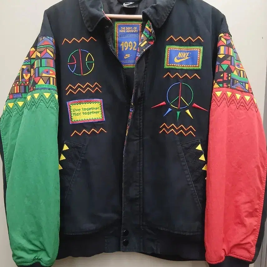 [BUNJANG] Nike 1992 Re-issue Urban Jungle Jacket Black / 나이키 1992 리 이슈 어반 정글 자켓