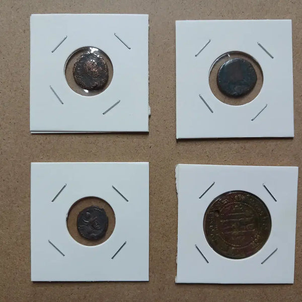 [BUNJANG] Ancient Indian Kingdom Copper Coin Set (4 Coins) / 인도 고대 번왕국 주화