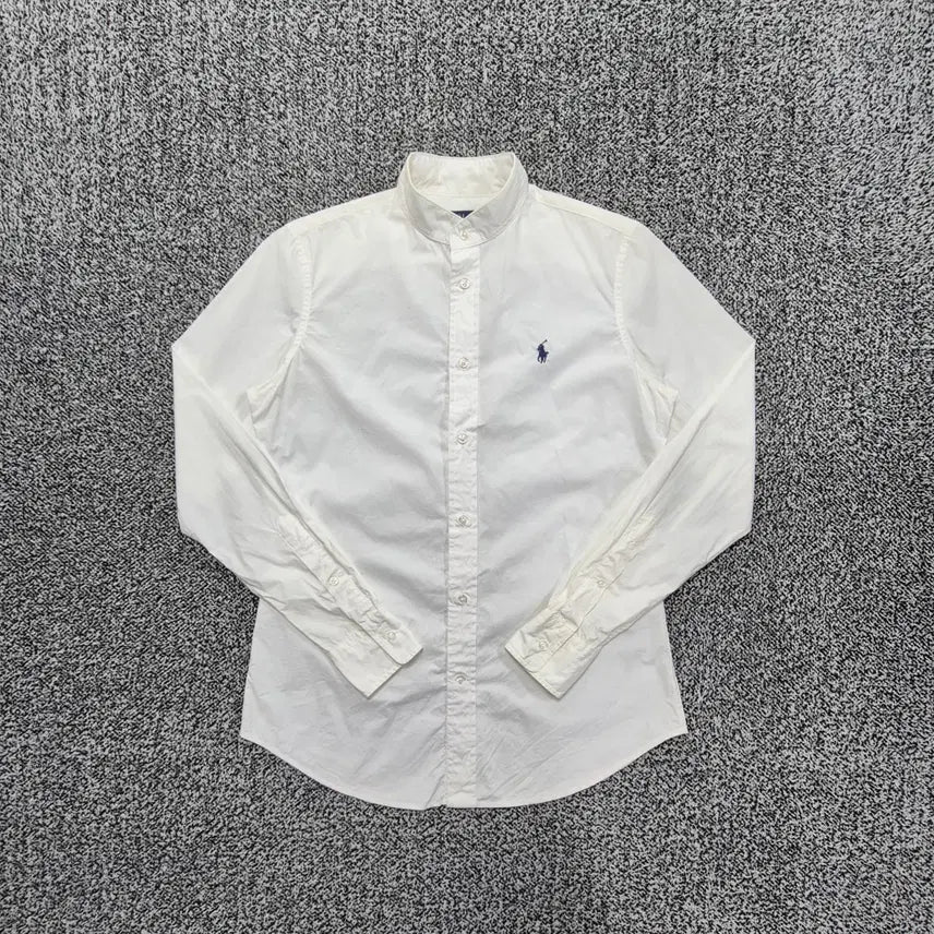 [BUNJANG] Polo Ralph Lauren Vintage China Collar Oxford Shirt White / 빈티지9. 폴로랄프로렌 차이나카라 옥스포드 셔츠 흰색