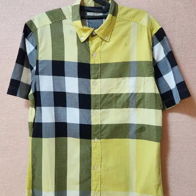 [BUNJANG] Burberry Brit Check Pattern Short Sleeve Shirt / 버버리브릿셔츠 S