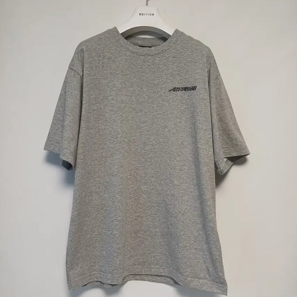 [BUNJANG] New Balance x Kian84 'Sallago Ttwinda' Graphic T-Shirt (Heather Grey) / [A급] 뉴발란스 x 기안84 '살라고 뛴다' 콜라보 그래픽 반팔티 (L/100)