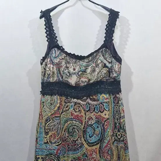 [BUNJANG] Anna Sui Silk Sleeveless Summer Dress / 55-55반 정품 안나수이 실크원피스 나시원피스 여름원피스