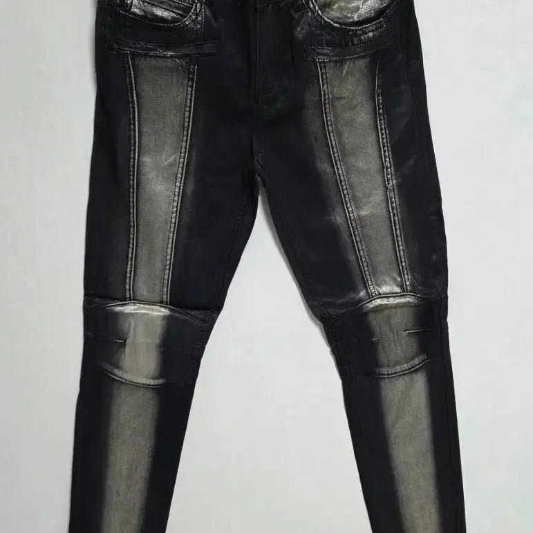 [BUNJANG] BYBLACK Stonewashed Skinny Jeans / BY블랙 스톤워싱 스키니진