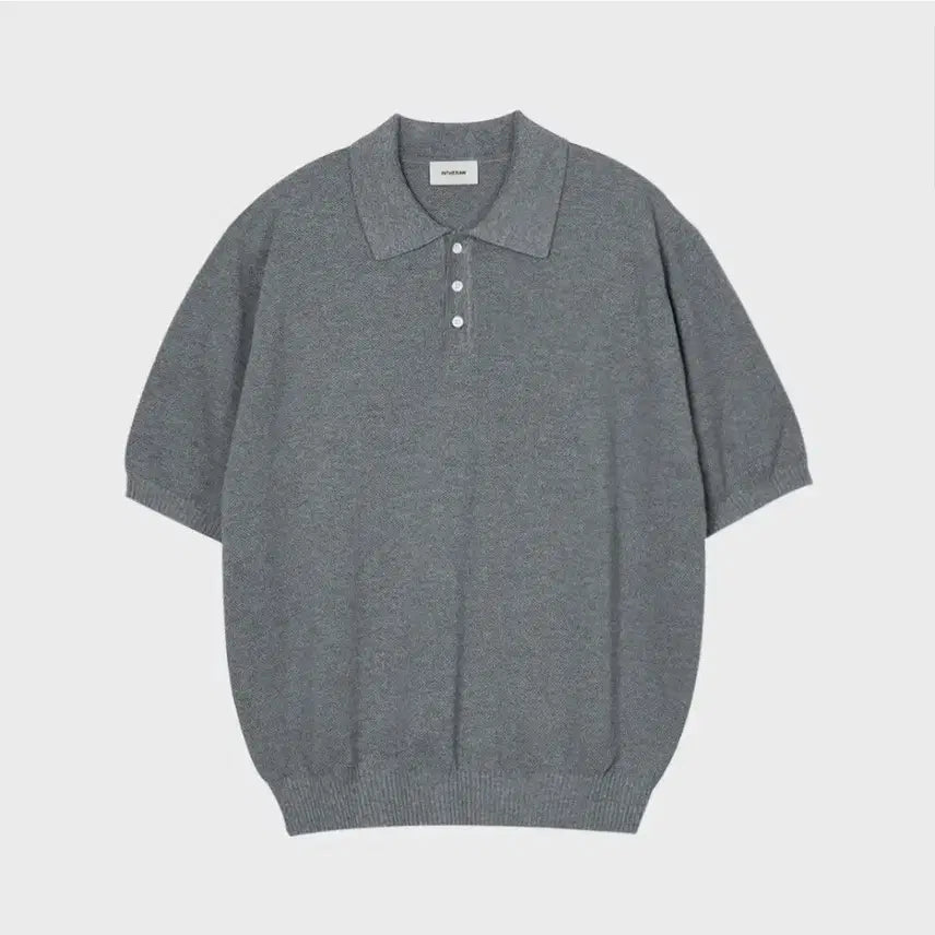 [BUNJANG] The Row Cotton Silk Knit Collar T-Shirt / (105)인더로우 코튼실크 니트카라티