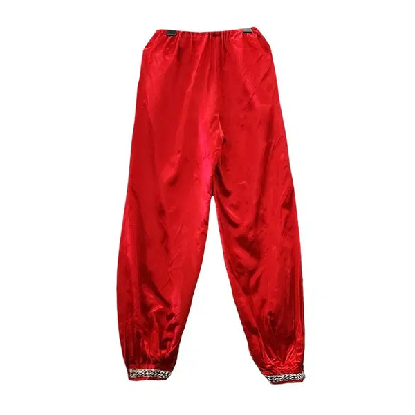 [BUNJANG] Y2K Avant-garde Satin Aladdin Pants / Y2K 아방가르드 새틴 알라딘 이지팬츠