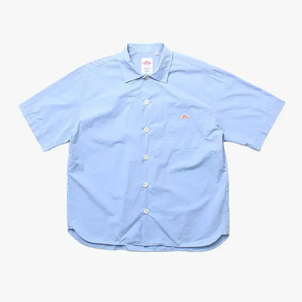 [BUNJANG] DANTON Sky-Blue Half Sleeve Shirt Size 40 / DANTON "Sky-Blue Half Shirts"