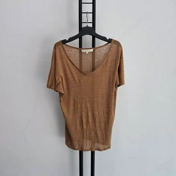 [BUNJANG] Vanessa Bruno Short Sleeve Knit Top / 정품 Vanessabruno 바네사브루노 반팔니트