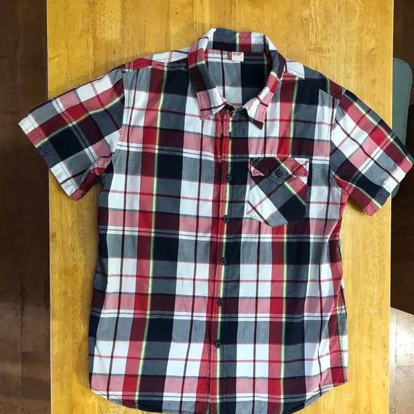 [BUNJANG] Levi's Red Tab Check Flannel Shirt / 리바이스 레드탭 체크 남방