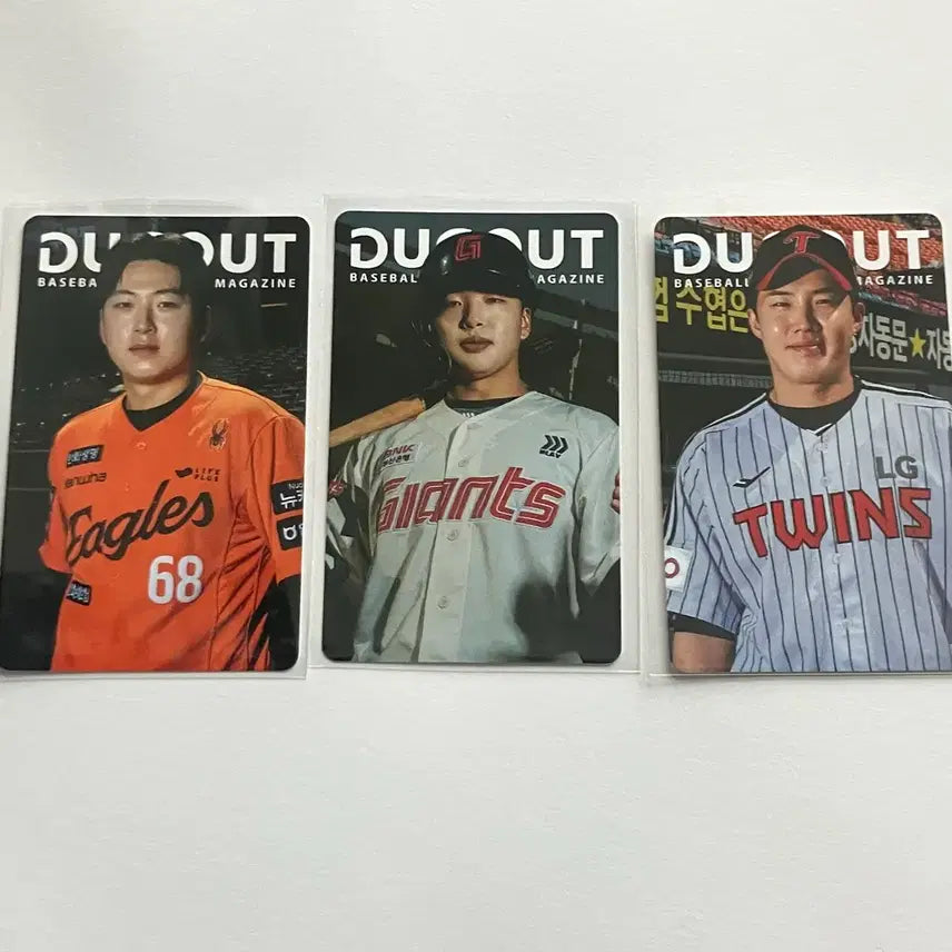 [BUNJANG] The Dugout Magazine Issue 170 Jo Dong-wook, Lee Ho-jun, Im Chan-kyu Photocard / 더그아웃매거진 170호 조동욱 이호준 임찬규 포카