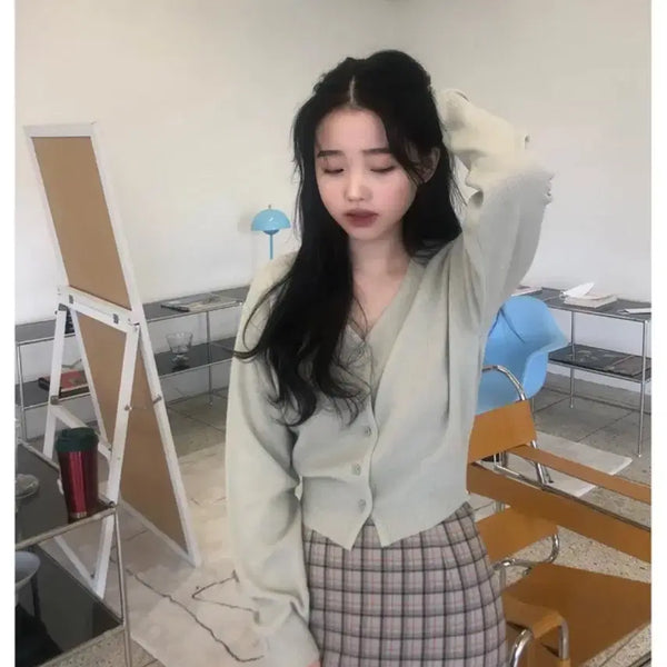 [BUNJANG] Young & Rich Color Pop Cardigan Mint / 영앤리치 컬러팝 가디건 민트