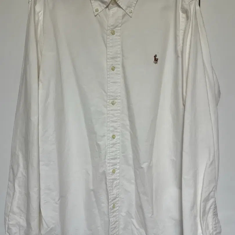 [BUNJANG] Polo Ralph Lauren Oxford Shirt White / 폴로 랄프로렌 옥스포드 셔츠 화이트