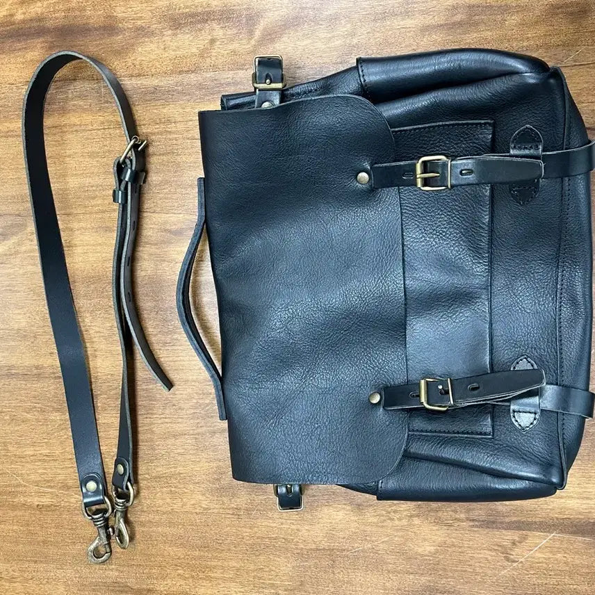 [BUNJANG] Bleu de Chauffe Eclaire Satchel Bag M Leather / 블루드 쇼프 이클레어 사첼백m 가죽가방