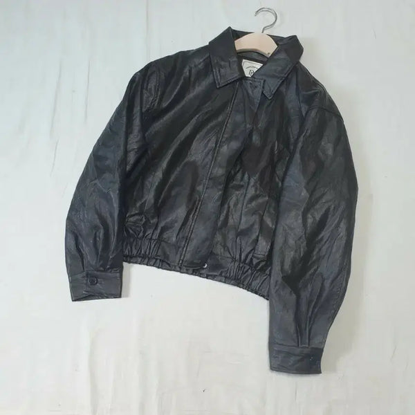 [BUNJANG] Pureda Dark Brown Leather Jacket / 퓨어다 다크브라운 레더 자켓