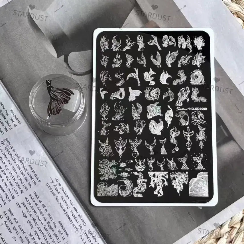 [BUNJANG] Sensationail Nail Stamping Plate SD3009 / 세이셔 네일 스탬핑 플레이트 SD3009