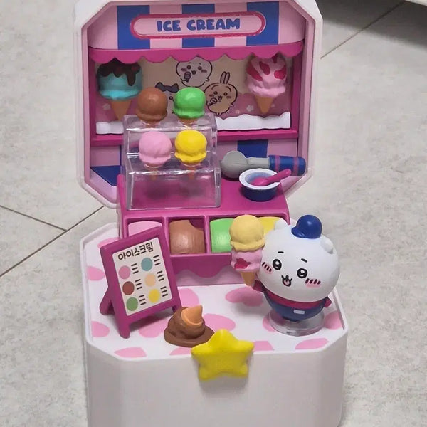 [BUNJANG] Monjakku Compact Shop Ice Cream Shop Chiikawa / 먼작귀 콤팩트샵 아이스크림 가게 치이카와