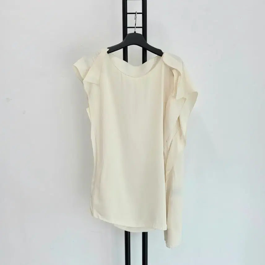 [BUNJANG] Lanvin Collection Ivory Rayon Blouse / 정품 Lanvin 랑방 컬렉션 아이보리 블라우스